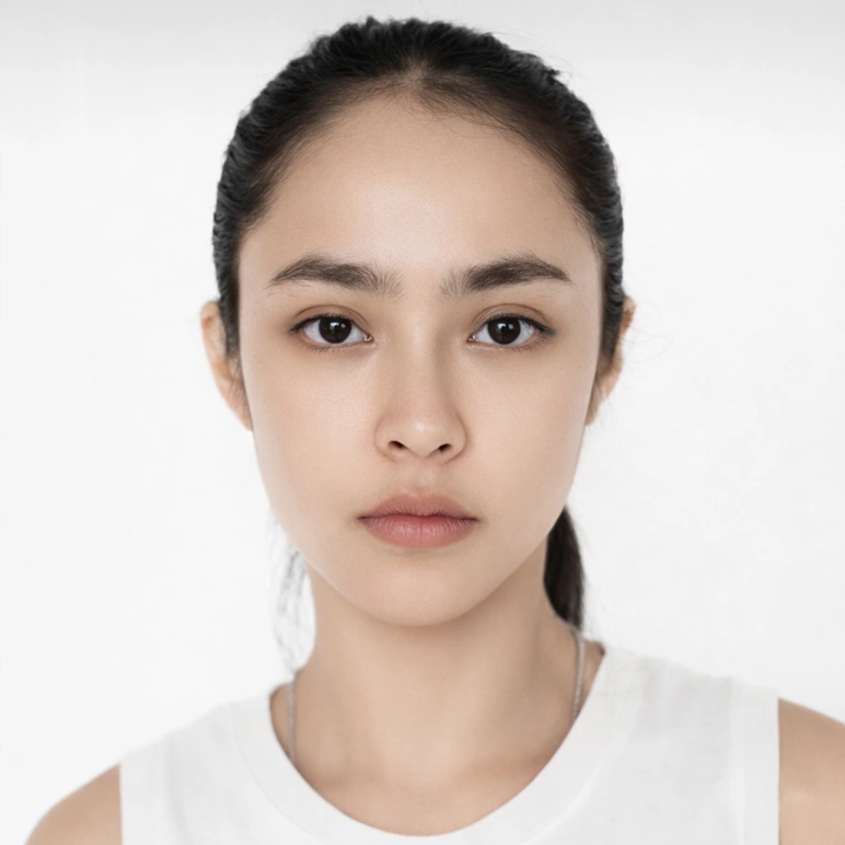 Sofia après d'utiliser le masque luméor LED Talia