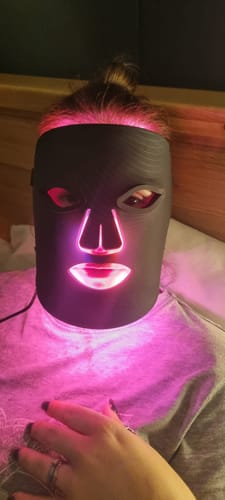 Photo client lumeor Talia Pro masque LED