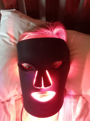 Photo client lumeor Talia Pro masque LED