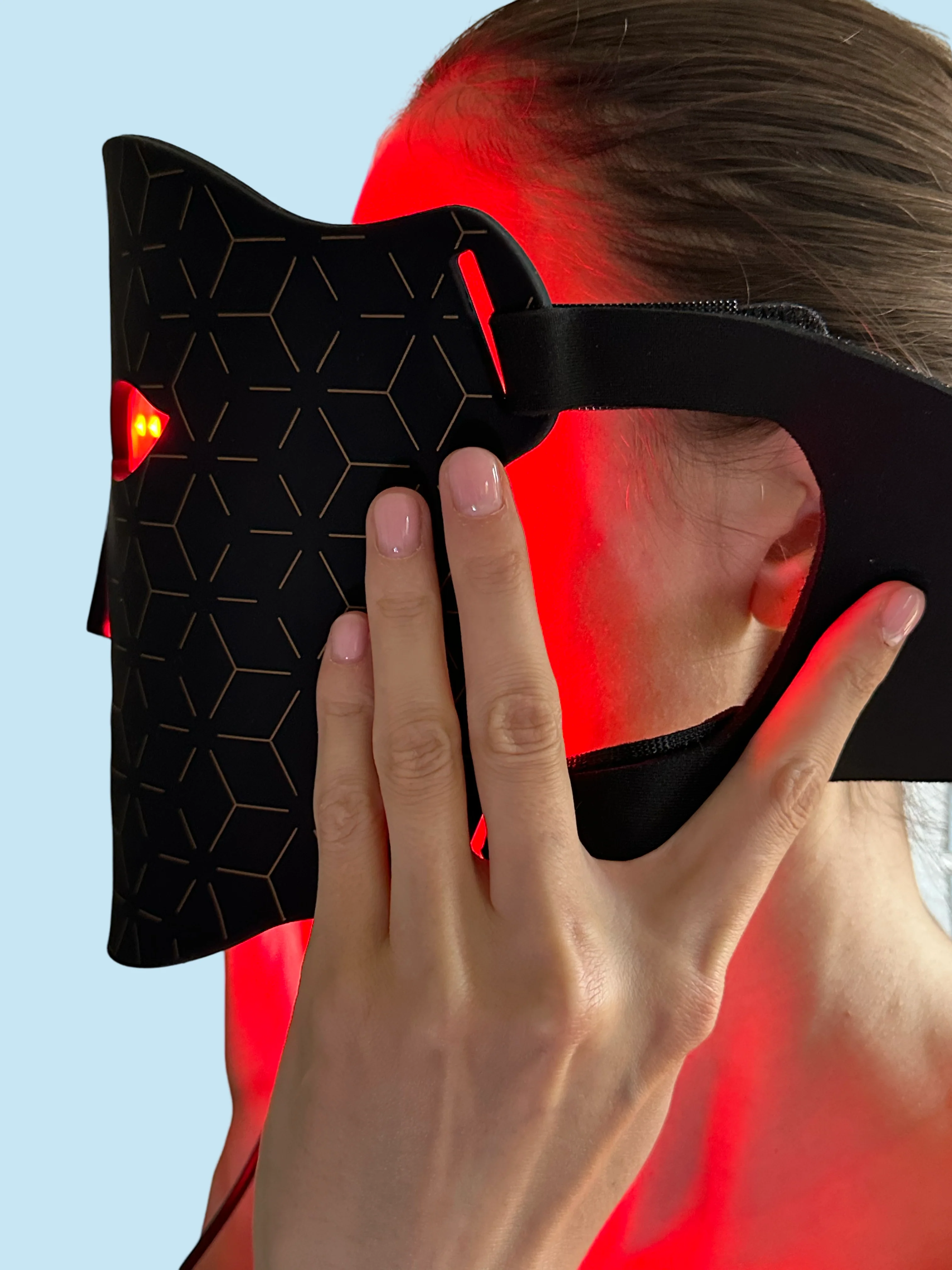 Photo client lumeor Talia Pro masque LED