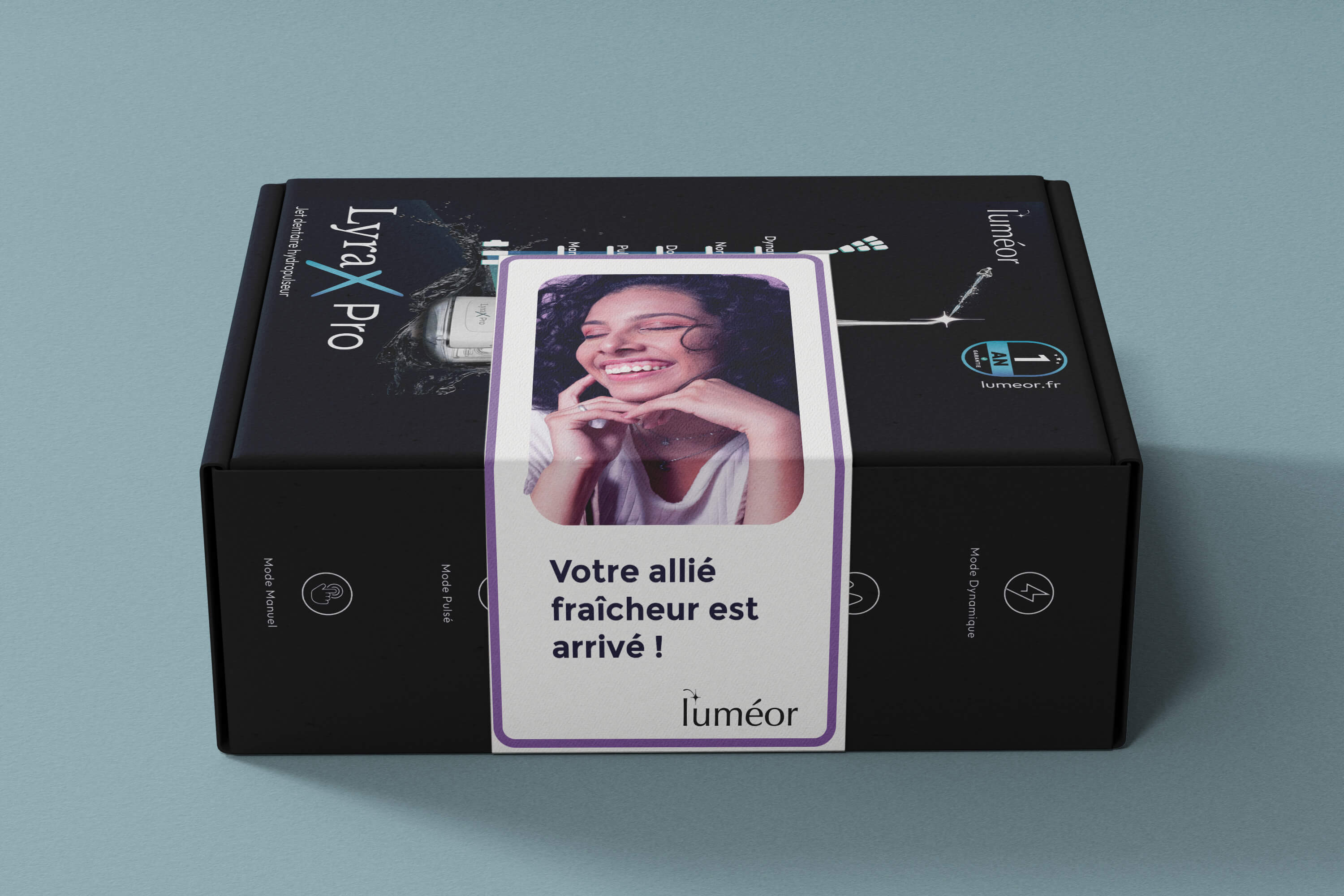 Photo du jet dentaire hydropulseur luméor lumeor LyraX Pro