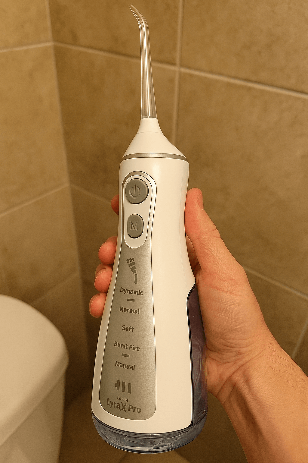 Photo du jet dentaire hydropulseur luméor lumeor LyraX Pro