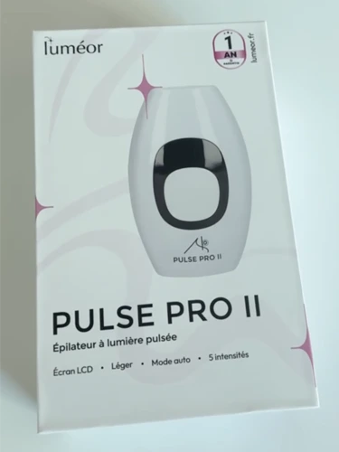 Photo de la boite épilateur pulse pro luméor lumeor