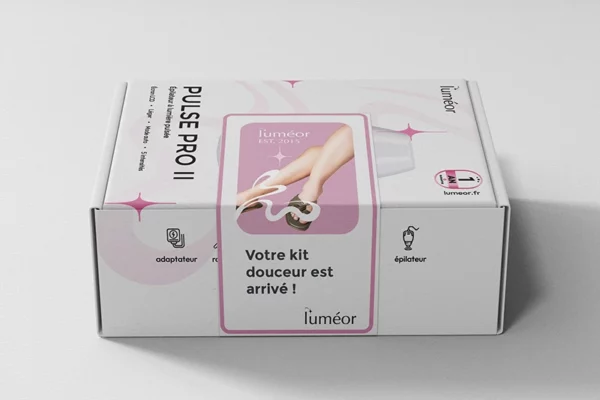 Lumeor PulsePro Shipping Box Sticker